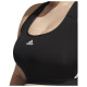 Adidas Γυναικείο μπουστάκι Power React Medium-Support 3-Stripes (Plus Size)